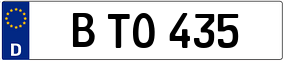 Truck License Plate
